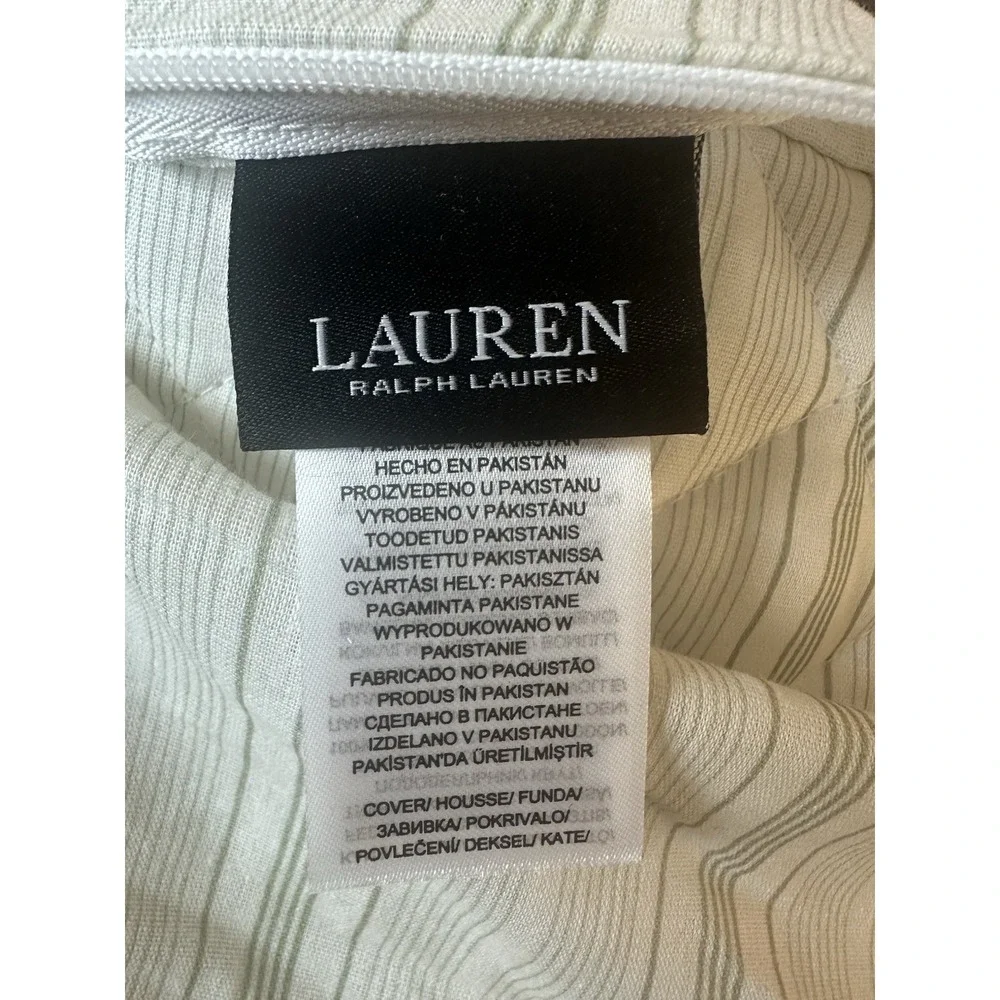 Ralph Lauren Maren Vintage Floral‎ Diamond Stitch King Size Pillow Sham 20 X 36
